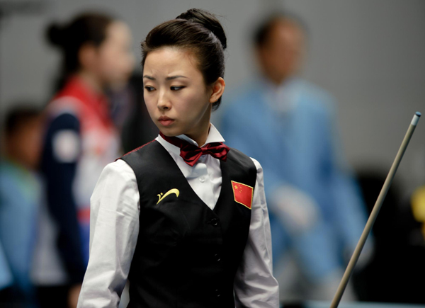 美麗臺(tái)球:潘曉婷vs車俞嵐