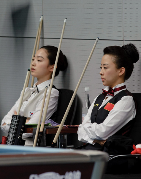 美式九球上演中韓“美女大戰(zhàn)”