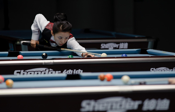 美式九球上演中韓“美女大戰(zhàn)”