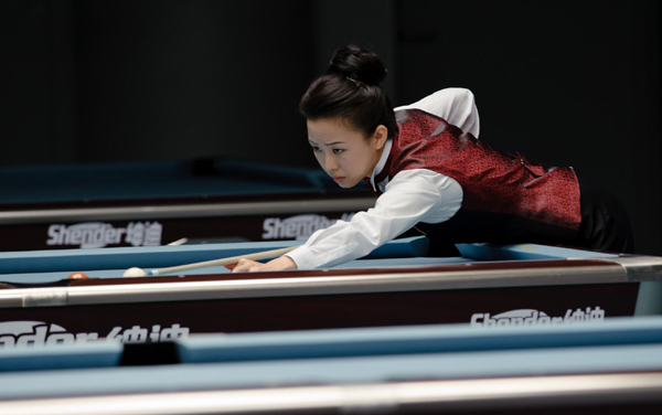 美式九球上演中韓“美女大戰(zhàn)”