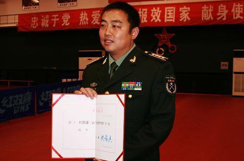中國體育軍人盤點(diǎn):劉國梁師級 王皓比肩王治郅