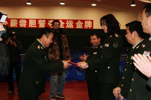 中國體育軍人盤點(diǎn):劉國梁師級 王皓比肩王治郅