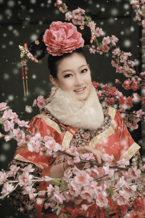 天津女排國手前衛(wèi)寫真