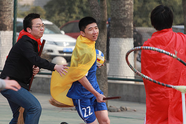 Witches, black gowns and broomsticks - it's all just a game